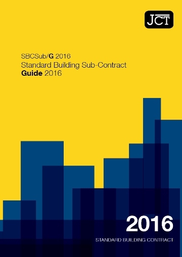 Standard Building Sub-Contract Guide (SBCSub/G)