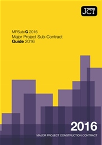 Major Project Sub-Contract Guide (MPSub/G)