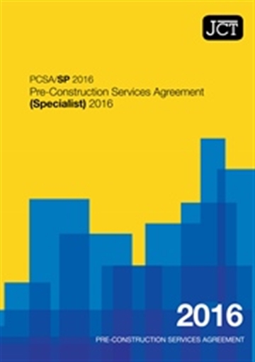 Pre-Construction Services Agreement (Specialist) (PCSA/SP)