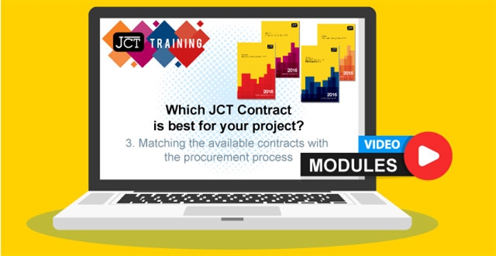 Which JCT Contract is best for your project? - 3. Matching the available contracts with procurement process