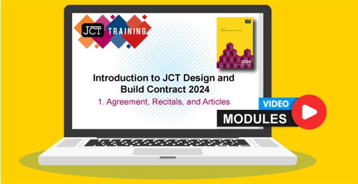 Introduction to JCT Design and Build Contract 2024 - 1. Agreement, Recitals, and Articles