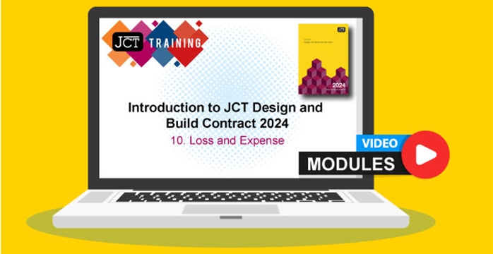 Introduction to JCT Design and Build Contract 2024 - 10. Loss and Expense