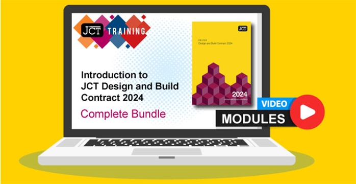 Introduction to JCT Design and Build Contract 2024 - Complete Bundle