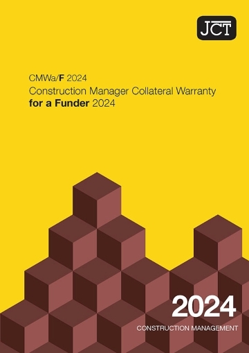 Construction Manager Collateral Warranty for a Funder (CMWa/F 2024)