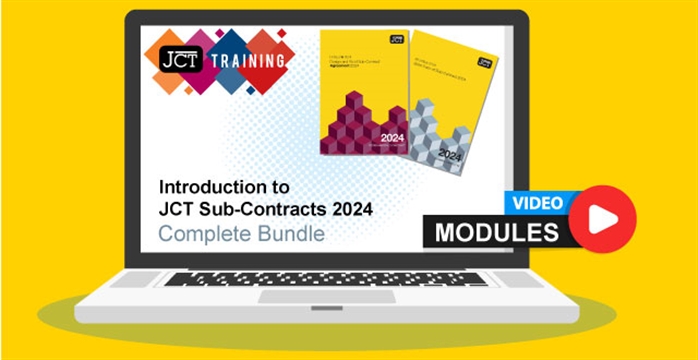 Introduction to JCT Sub-Contracts 2024 - Complete Bundle