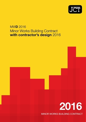 Minor Works Building Contract with contractor’s design (MWD)